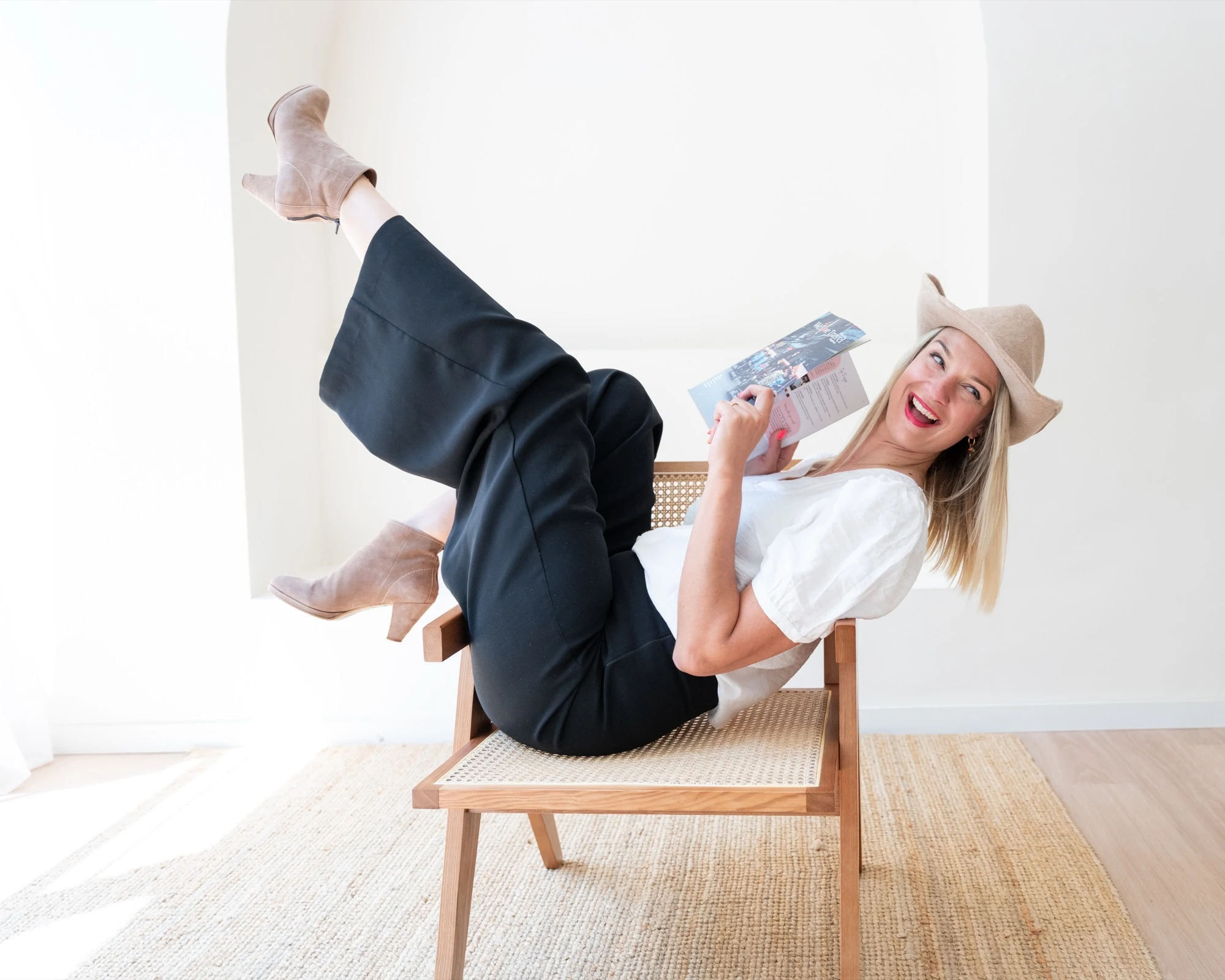 Lianne met reismagazine