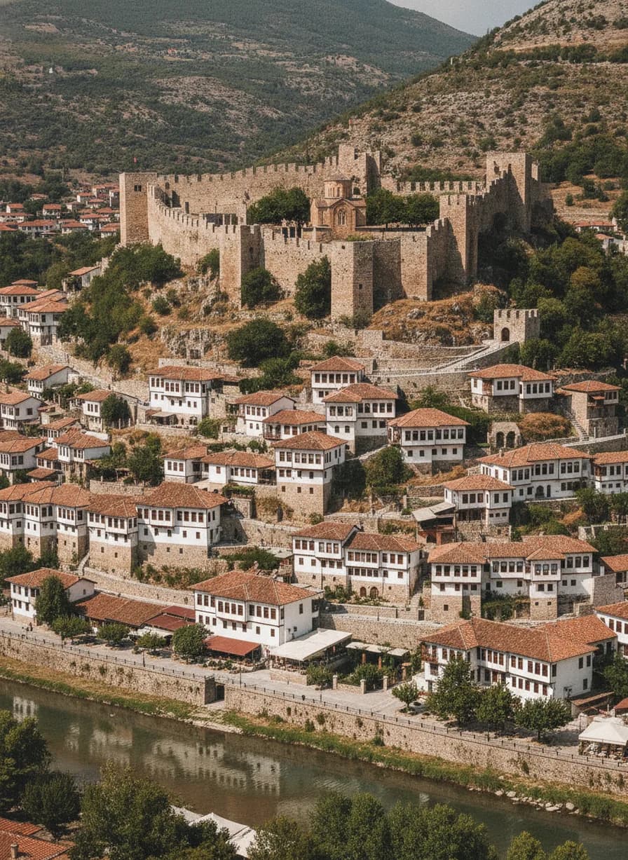 Berat historisch centrum en kasteel