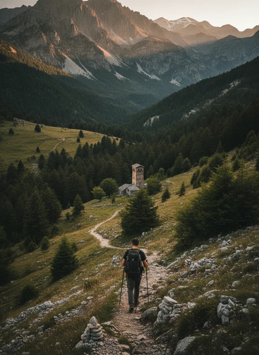 Hiken in Theth en Albanese Alpen