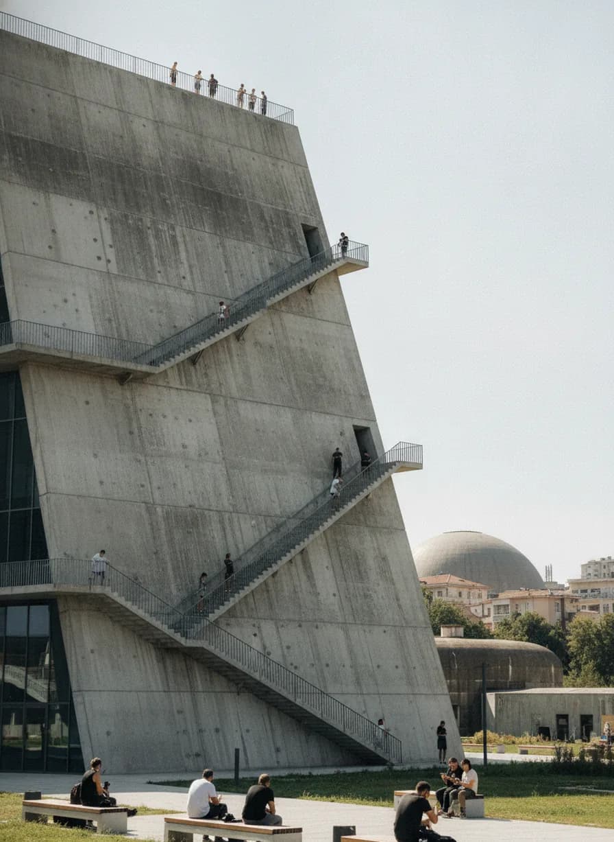 Piramide van Tirana en Bunk'Art