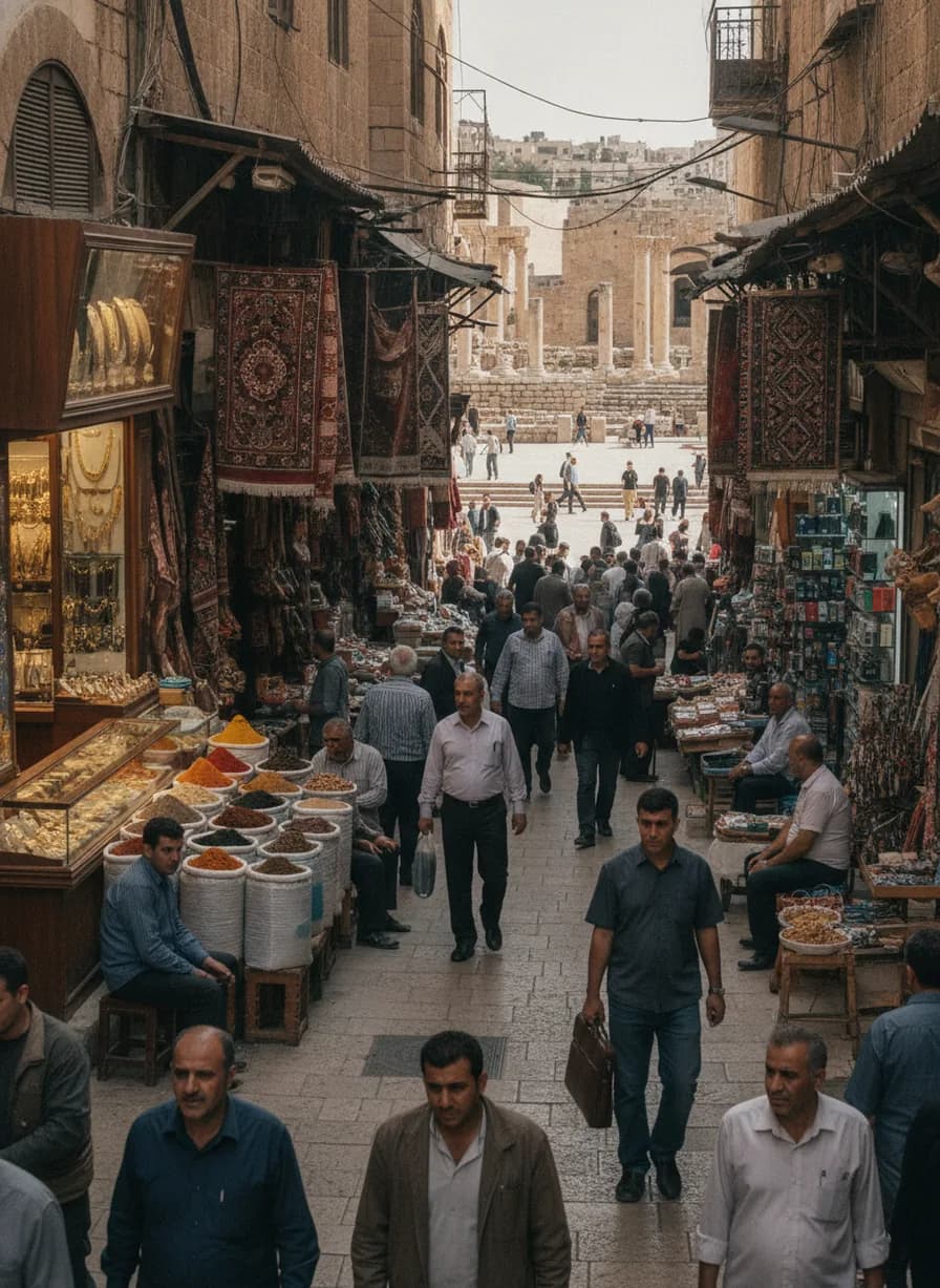 Downtown Amman en souks
