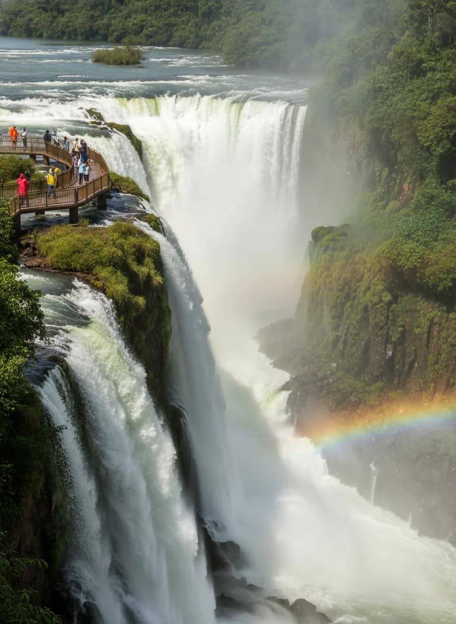 Iguazú-watervallen bezoeken