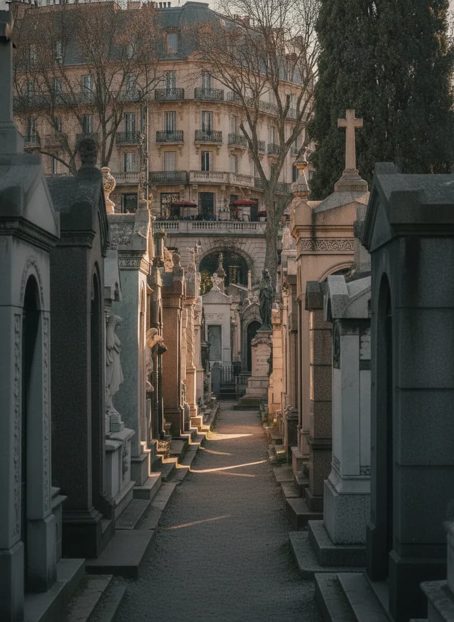 Recoleta wijk en begraafplaats