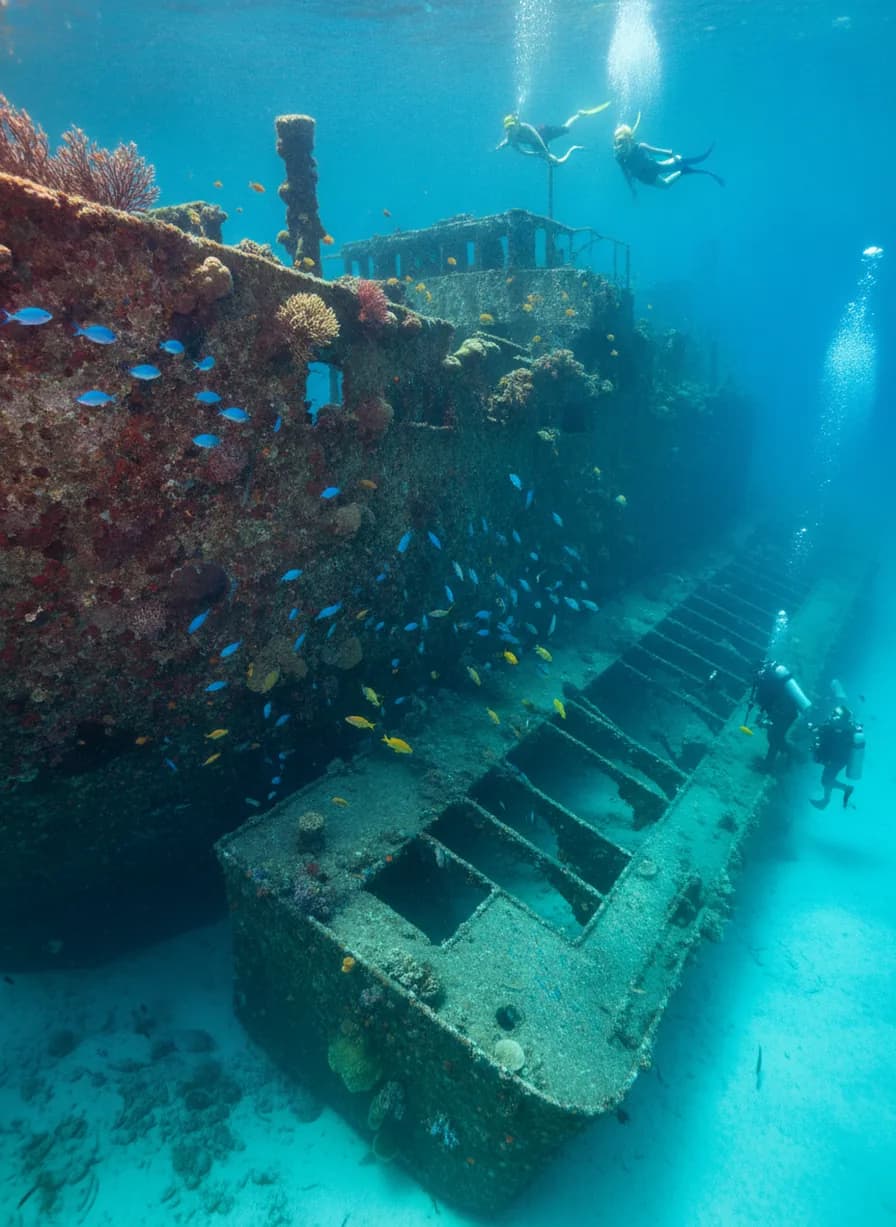 Snorkelen/duiken Antilla-wrak