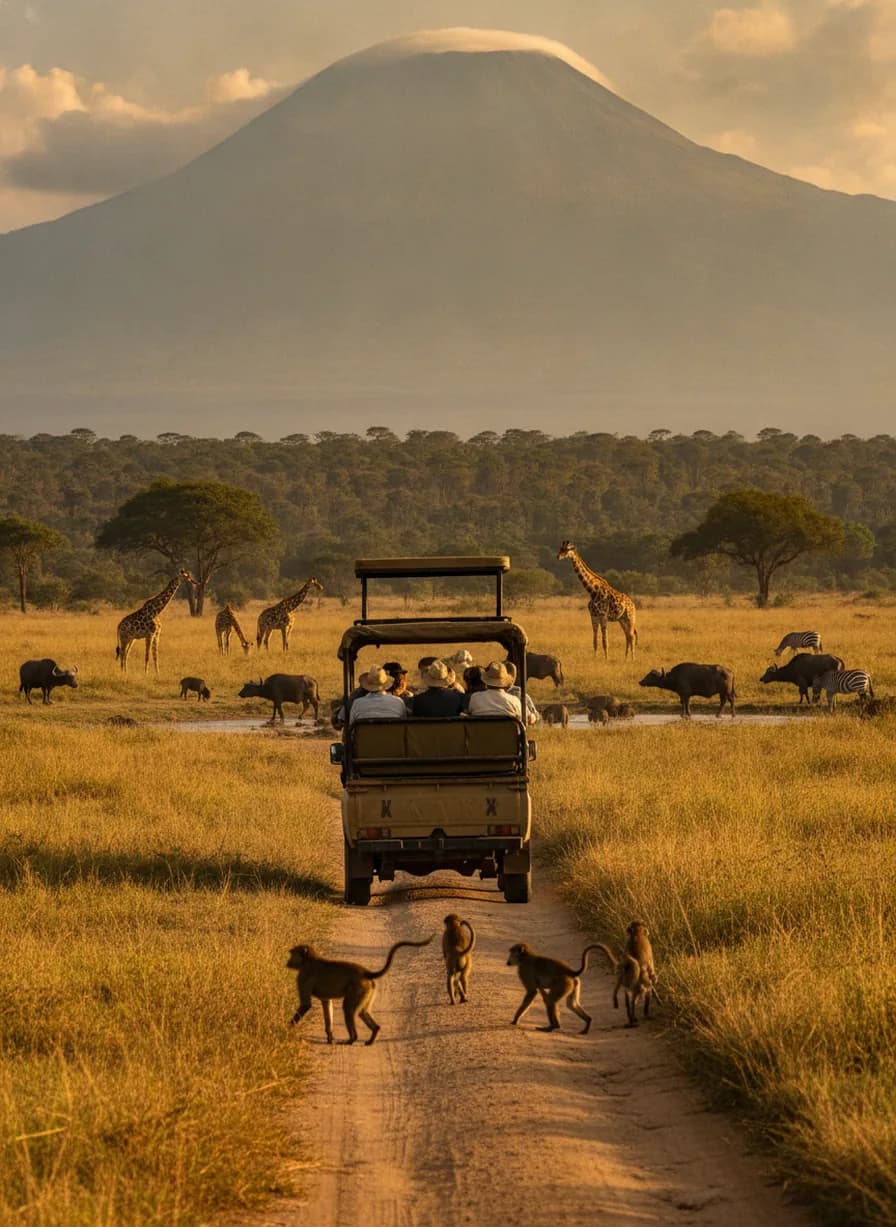 Arusha National Park game drive