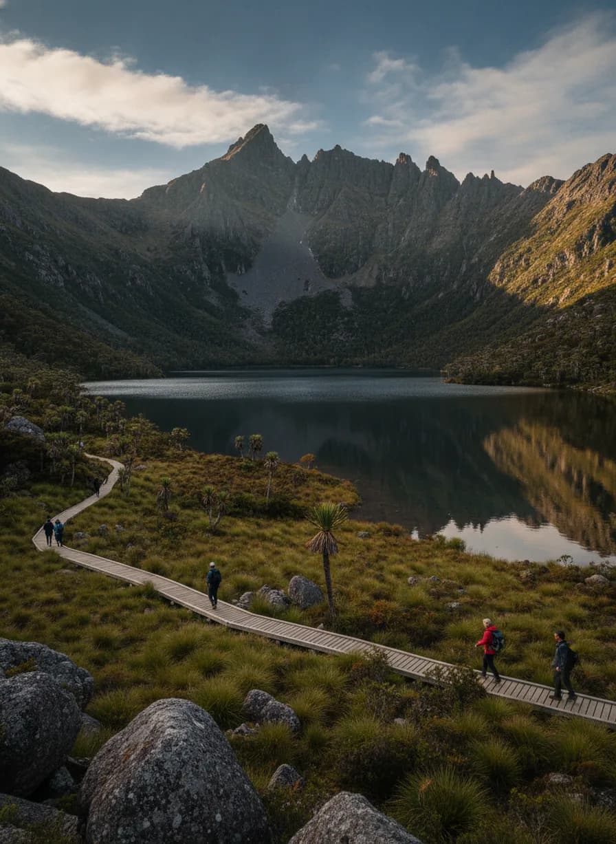 Cradle Mountain hiken (Tasmanië)