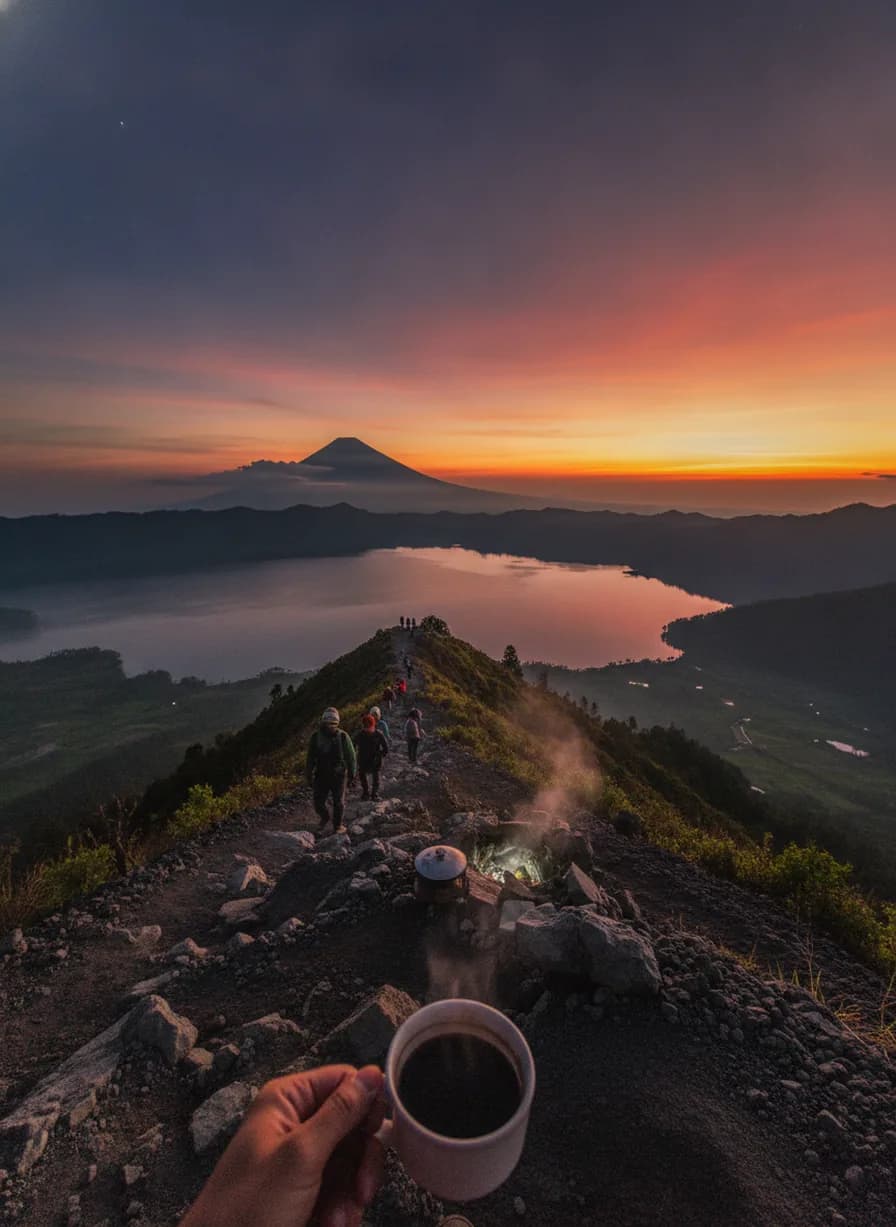 Zonsopgang Mount Batur