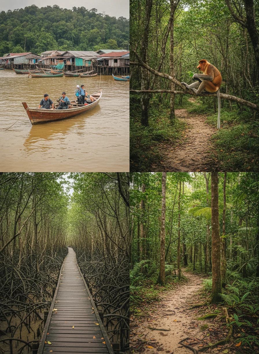 Bako NP wandeling + wildlife