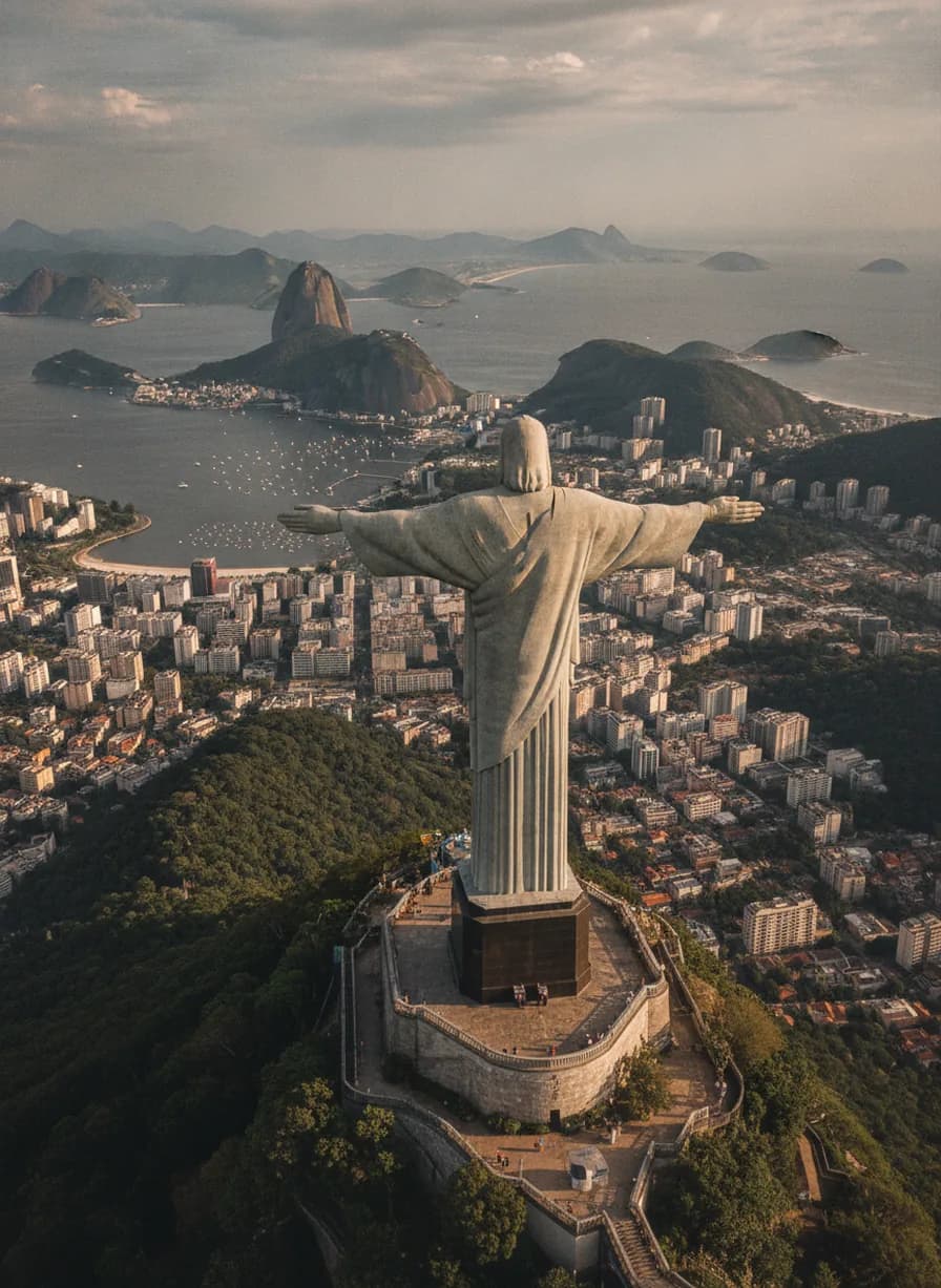Christus de Verlosser en Suikerbroodberg in Rio