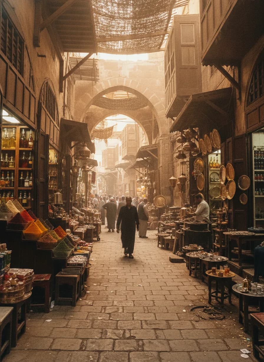 Khan el-Khalili en de omliggende souks bezoeken