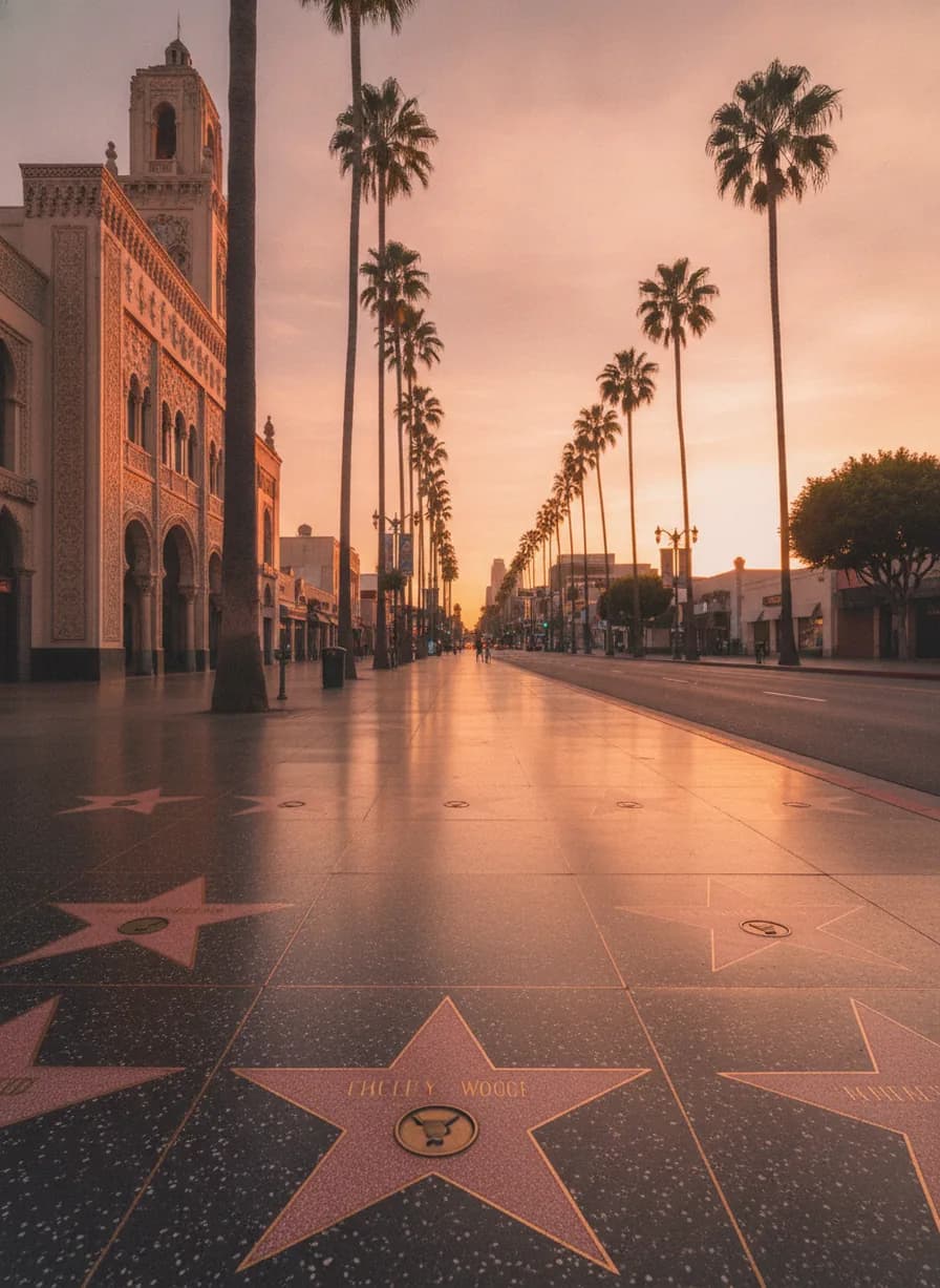 Hollywood Walk of Fame en themaparken