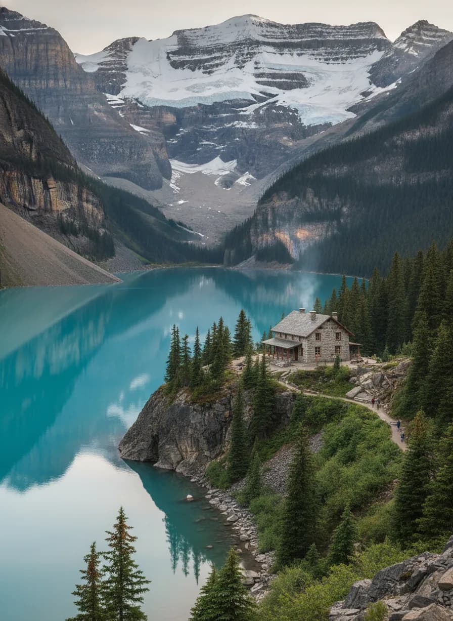 Lake Louise wandeling + theehuis