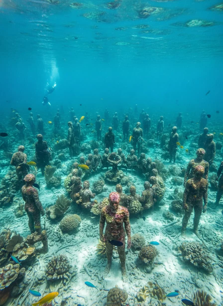 Cancun Underwater Museum (MUSA) snorkel/duik