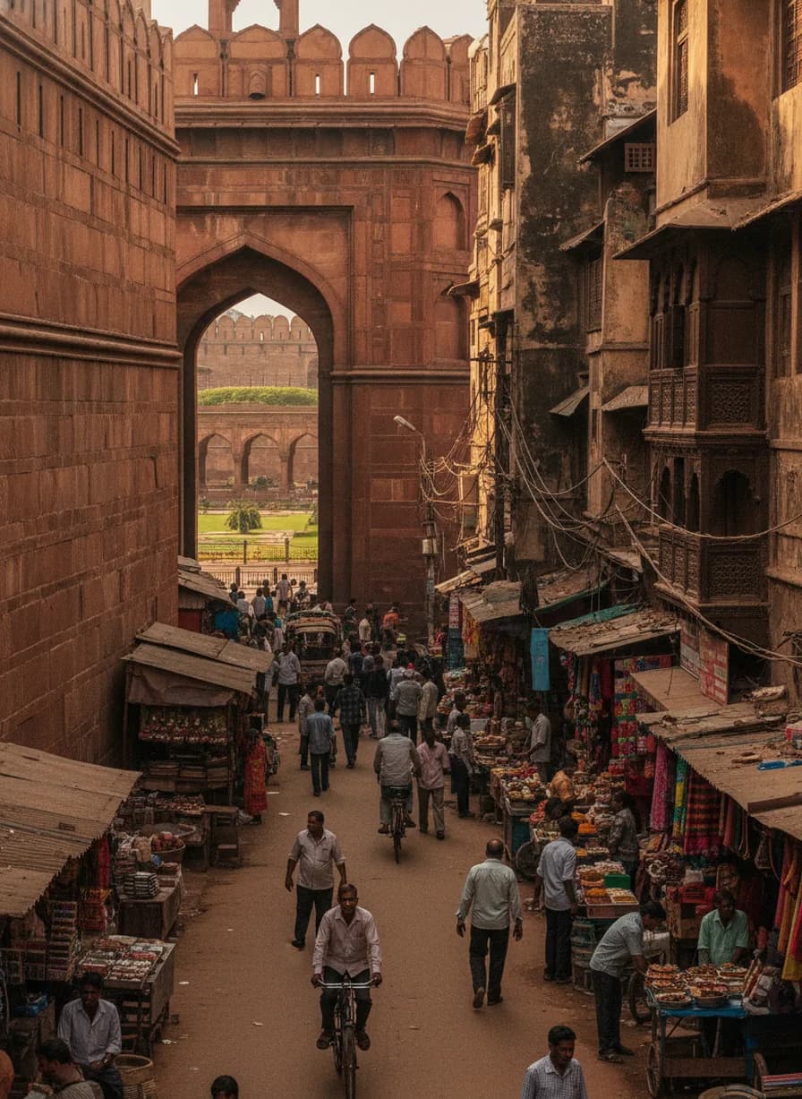 Red Fort en Old Delhi