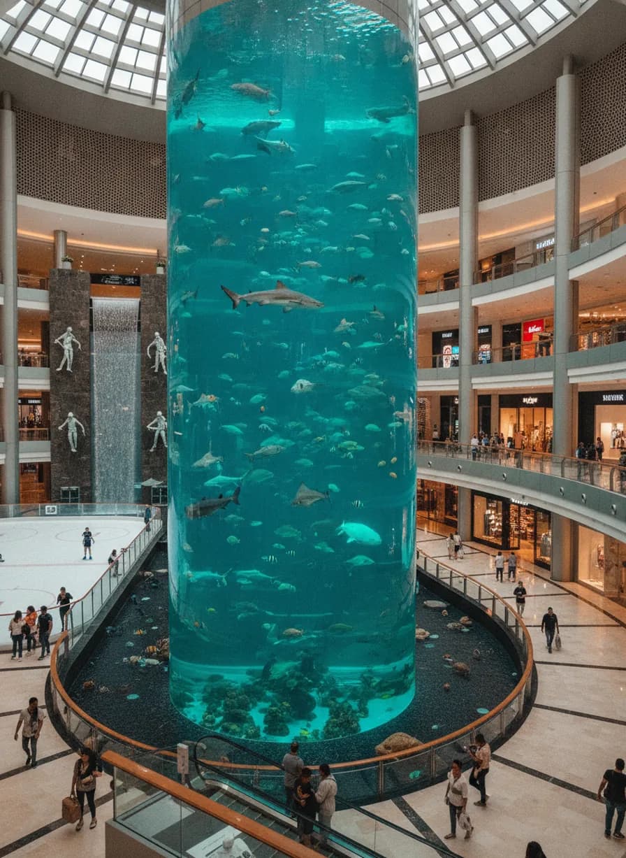 Dubai Mall + Dubai Aquarium & Underwater Zoo