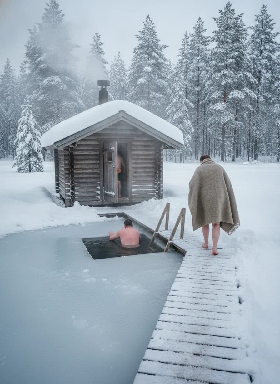 IJszwemmen na sauna