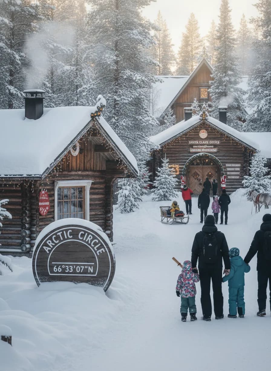 Santa Claus Village + Kerstman-ontmoeting