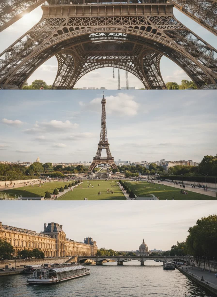 Parijs highlights (Eiffeltoren, Louvre, Seinecruise)
