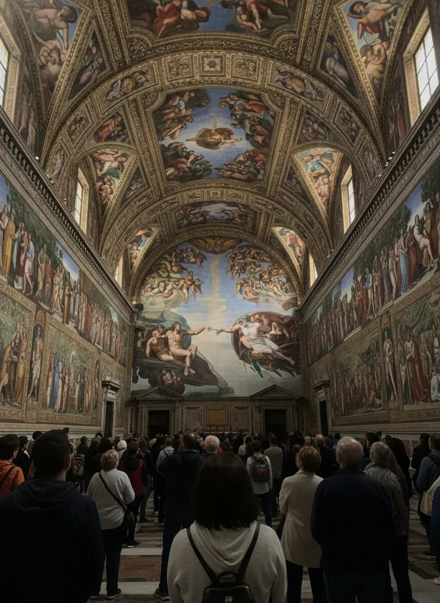 Vaticaanse Musea + Sixtijnse Kapel