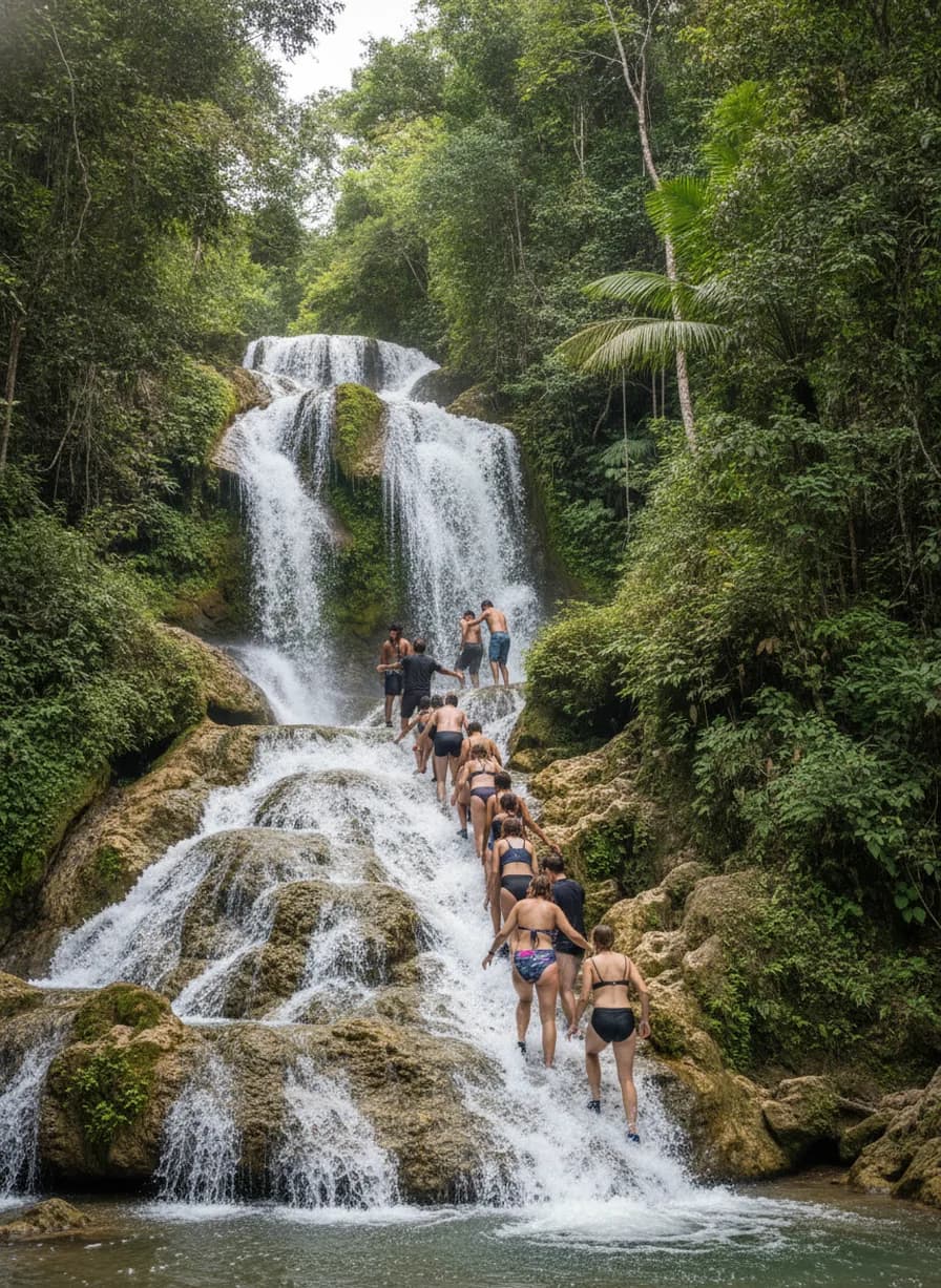 Dunn's River Falls beklimmen