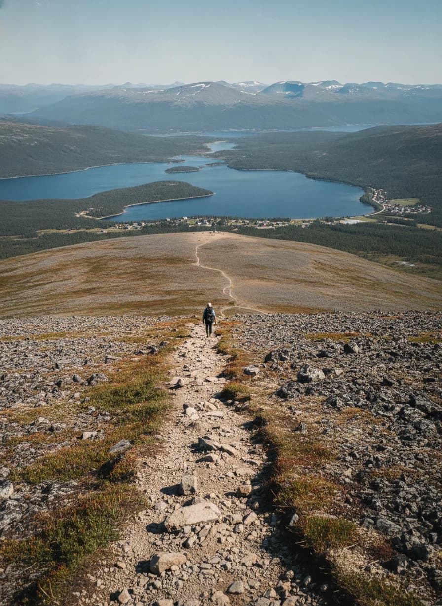 Beklimming Saana Fell (1029m)