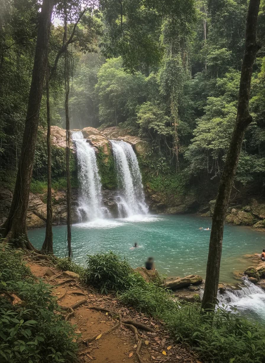 Khlong Phlu waterval bezoek