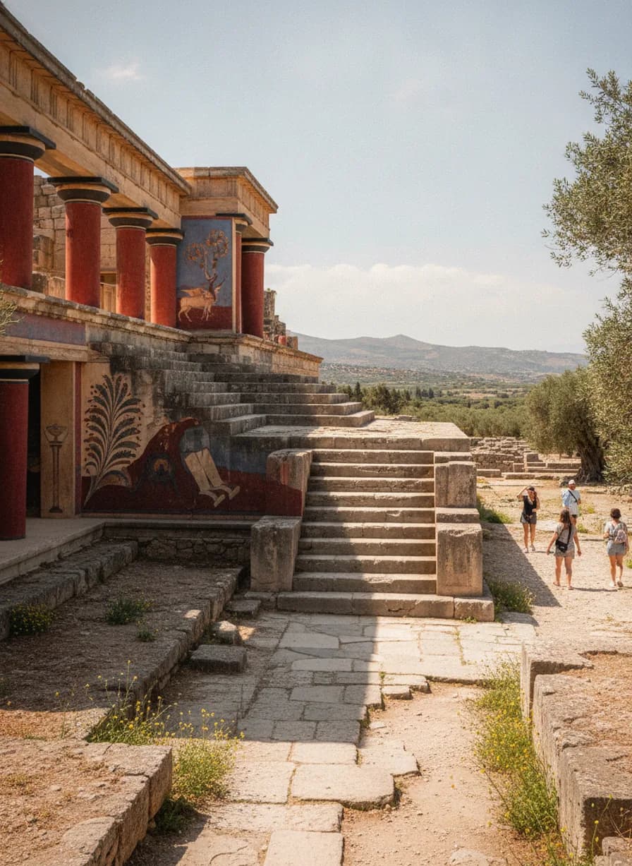 Knossos paleisbezoek