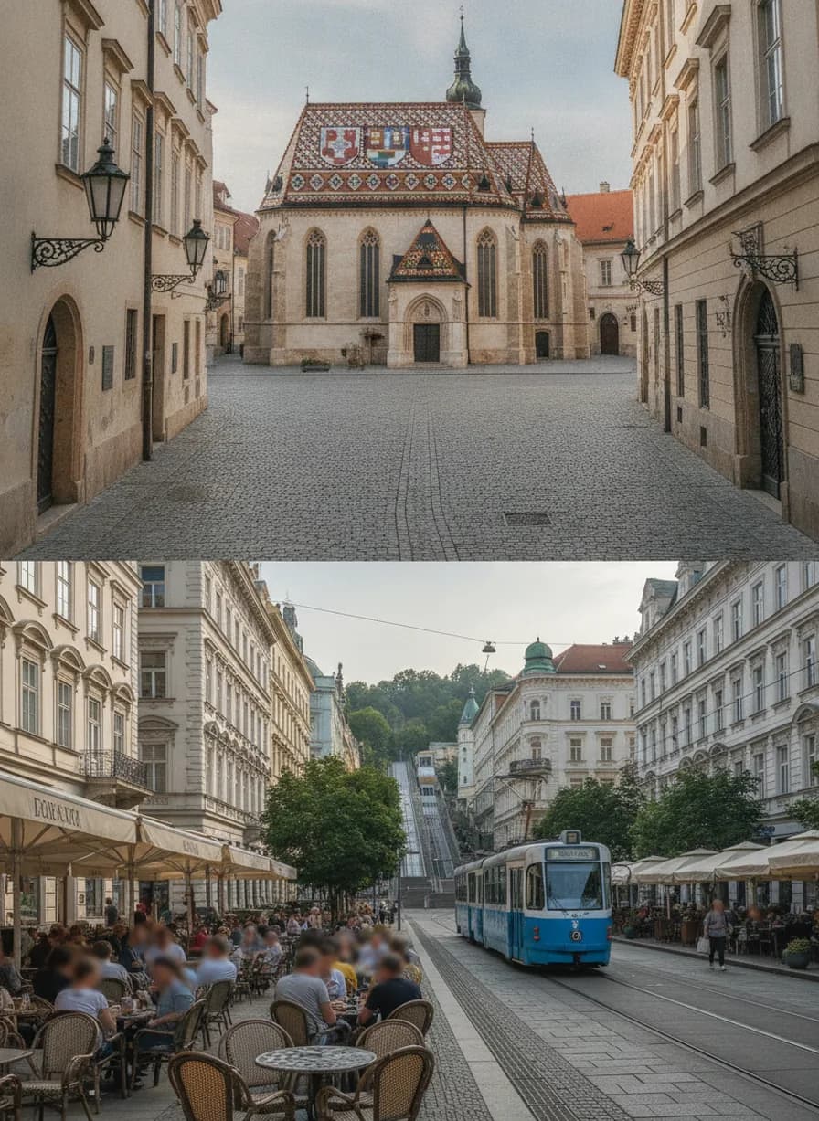 Zagreb historisch centrum (Grad Zagreb)