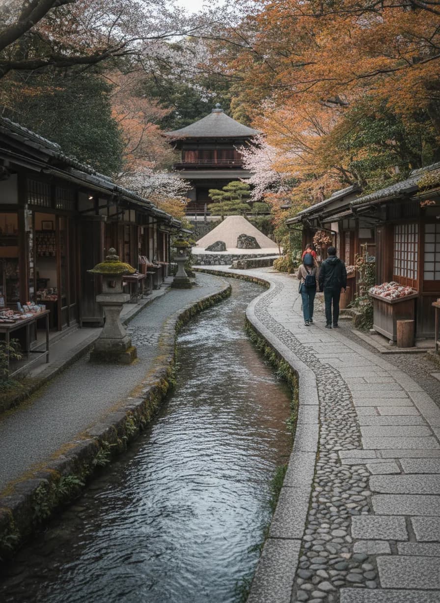 Philosopher Path + Ginkaku-ji