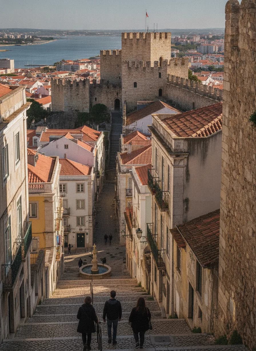 Castelo de São Jorge + Alfama wandeling