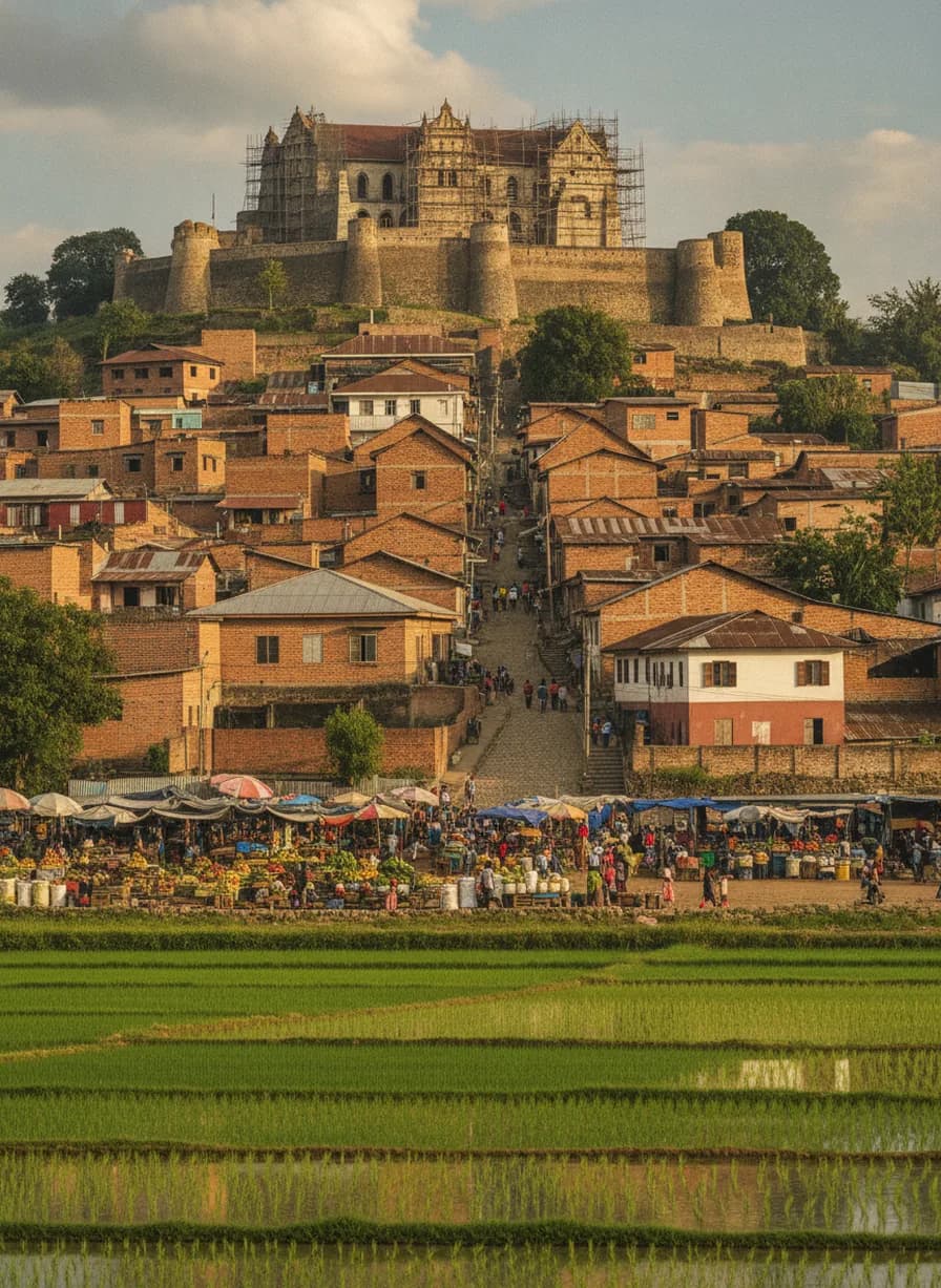 Stedentrip Antananarivo (Rova, markten)