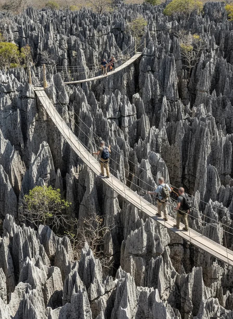 Tsingy de Bemaraha verkennen