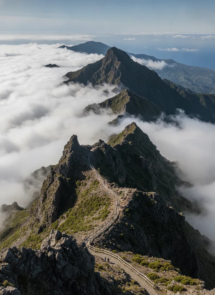 Pico Ruivo + Pico do Arieiro hike (PR1)
