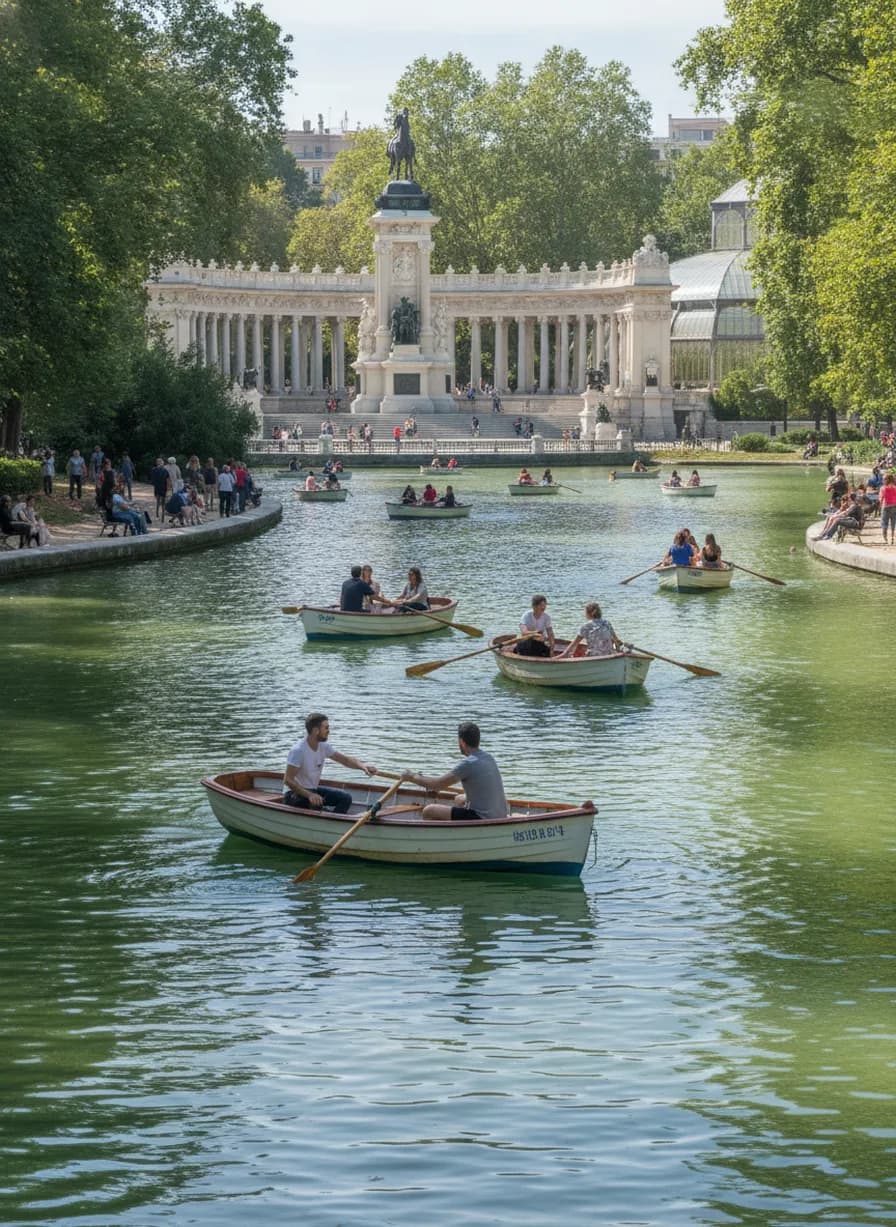 Parque del Buen Retiro (roeien)