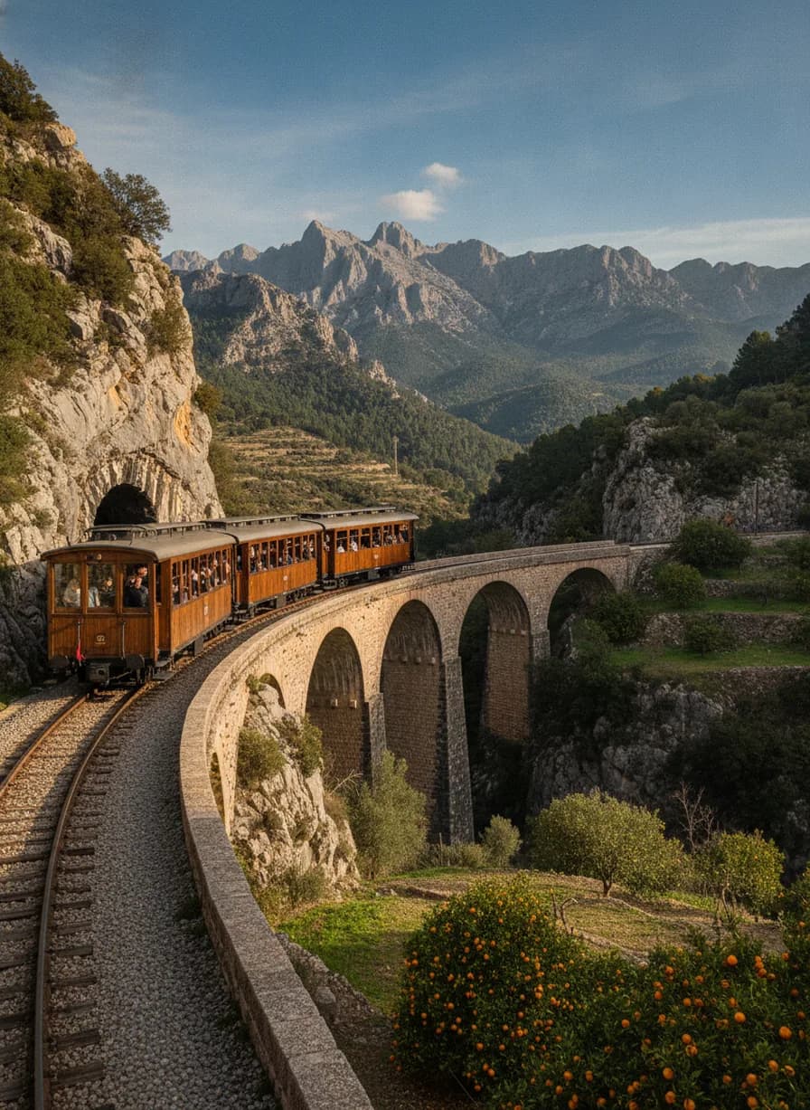 Historische trein Palma-Sóller