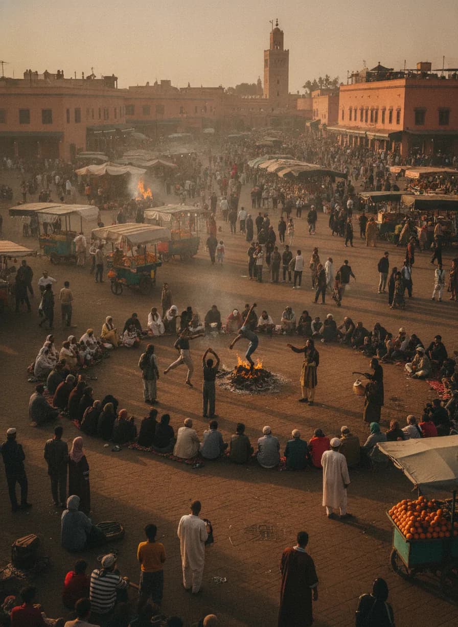 Medina van Marrakesh en Djemaa el Fna (Marrakesh-Safi)