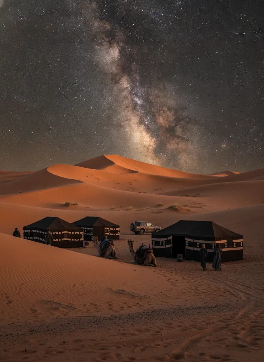 Woestijnovernachting Merzouga (Erg Chebbi)