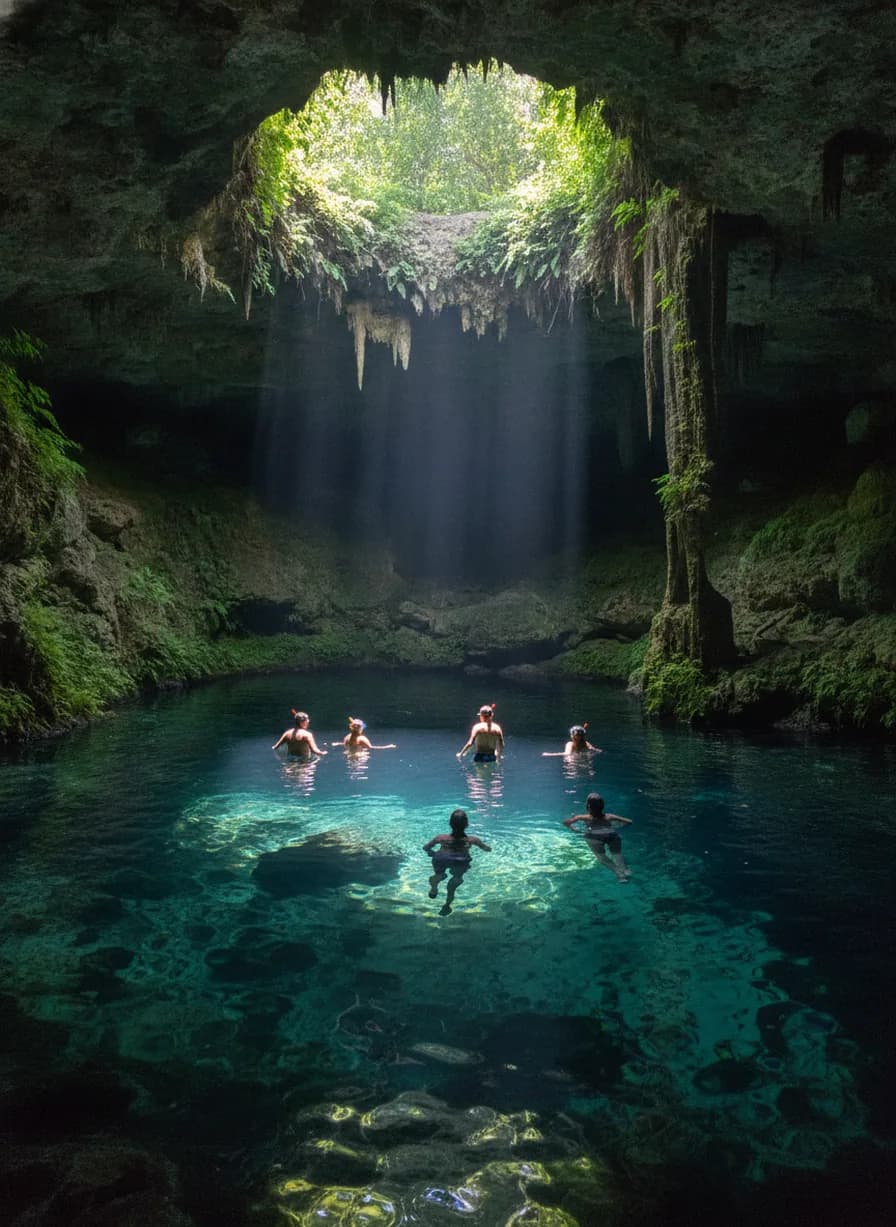 Cenote-zwemmen