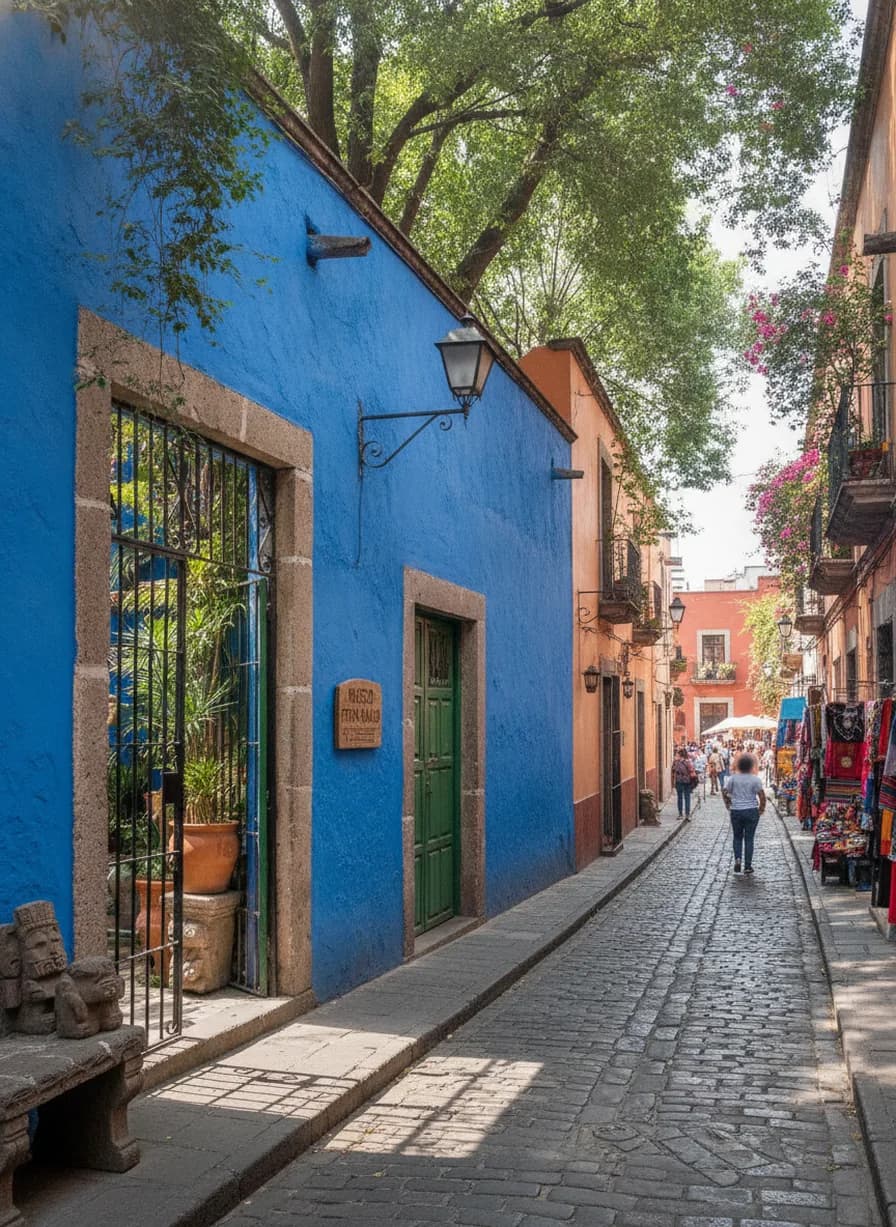 Frida Kahlo Museum (Casa Azul) + Coyoacán