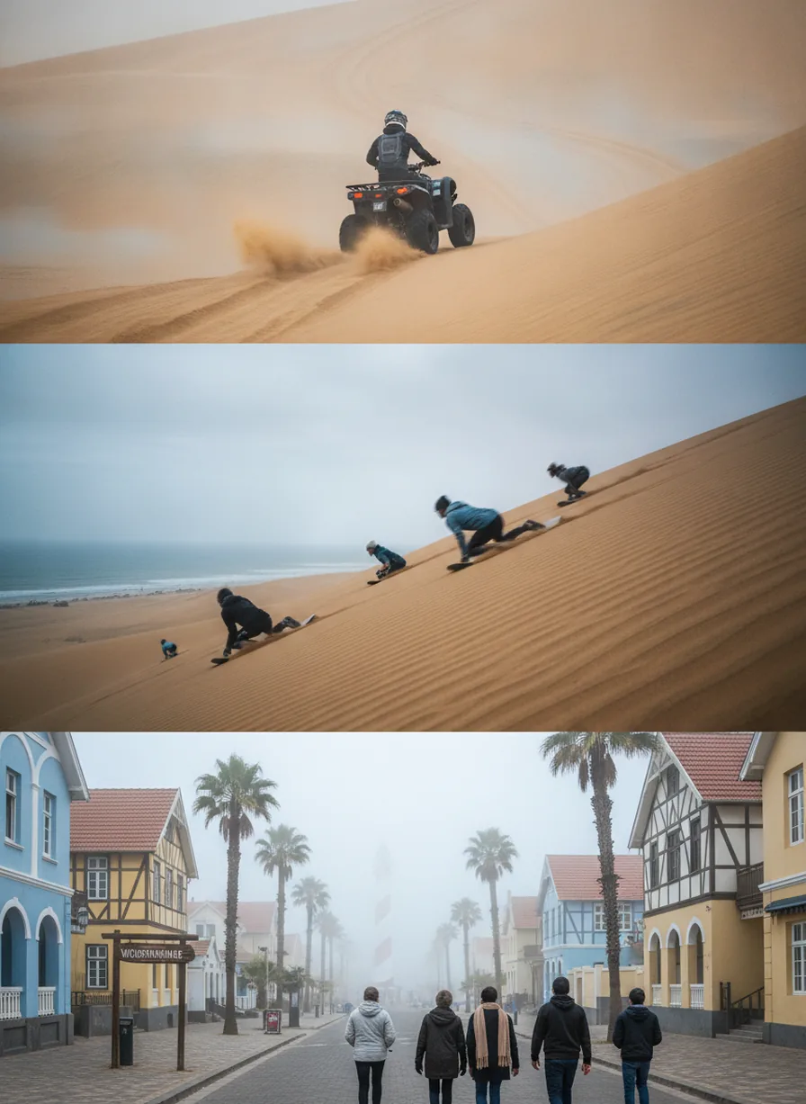 Swakopmund woestijn- en kustactiviteiten