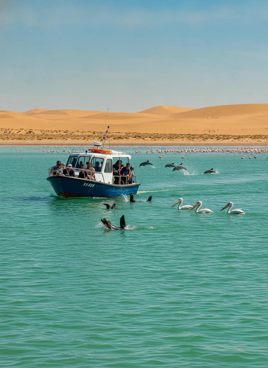 Walvis Bay lagune-boottocht