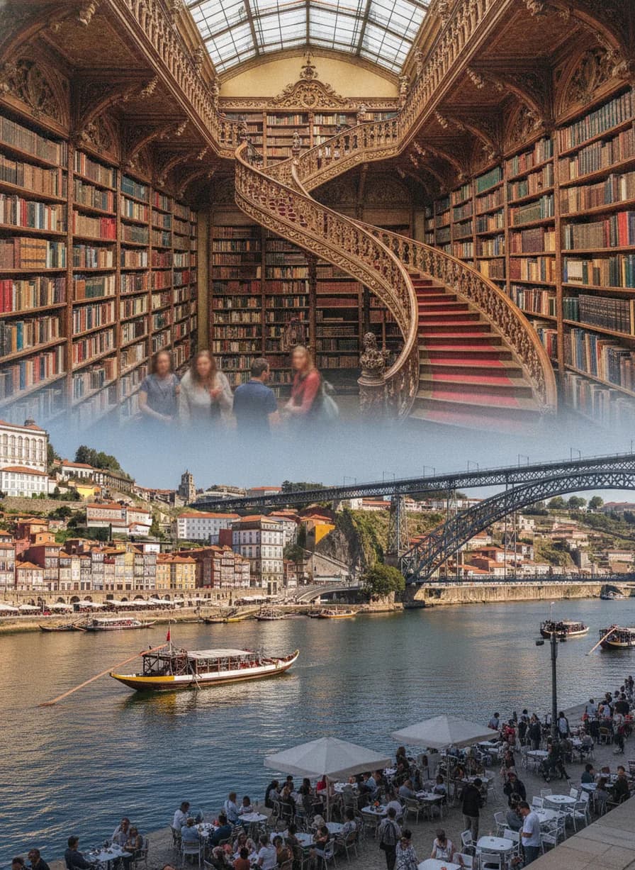 Historisch centrum van Porto met Douro-riviercruise en Lello-boekhandel