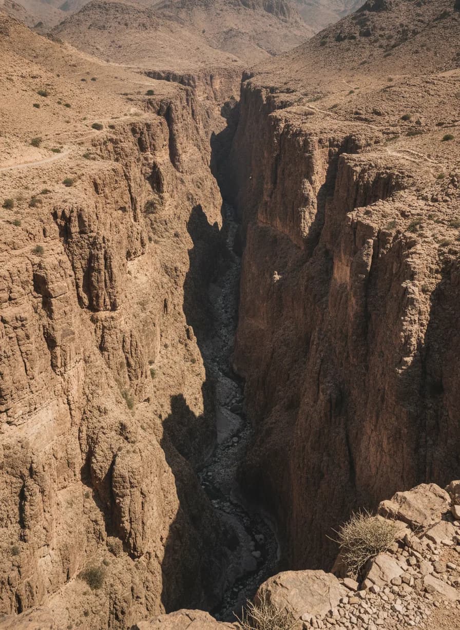 Grand Canyon van Oman bij Jebel Shams
