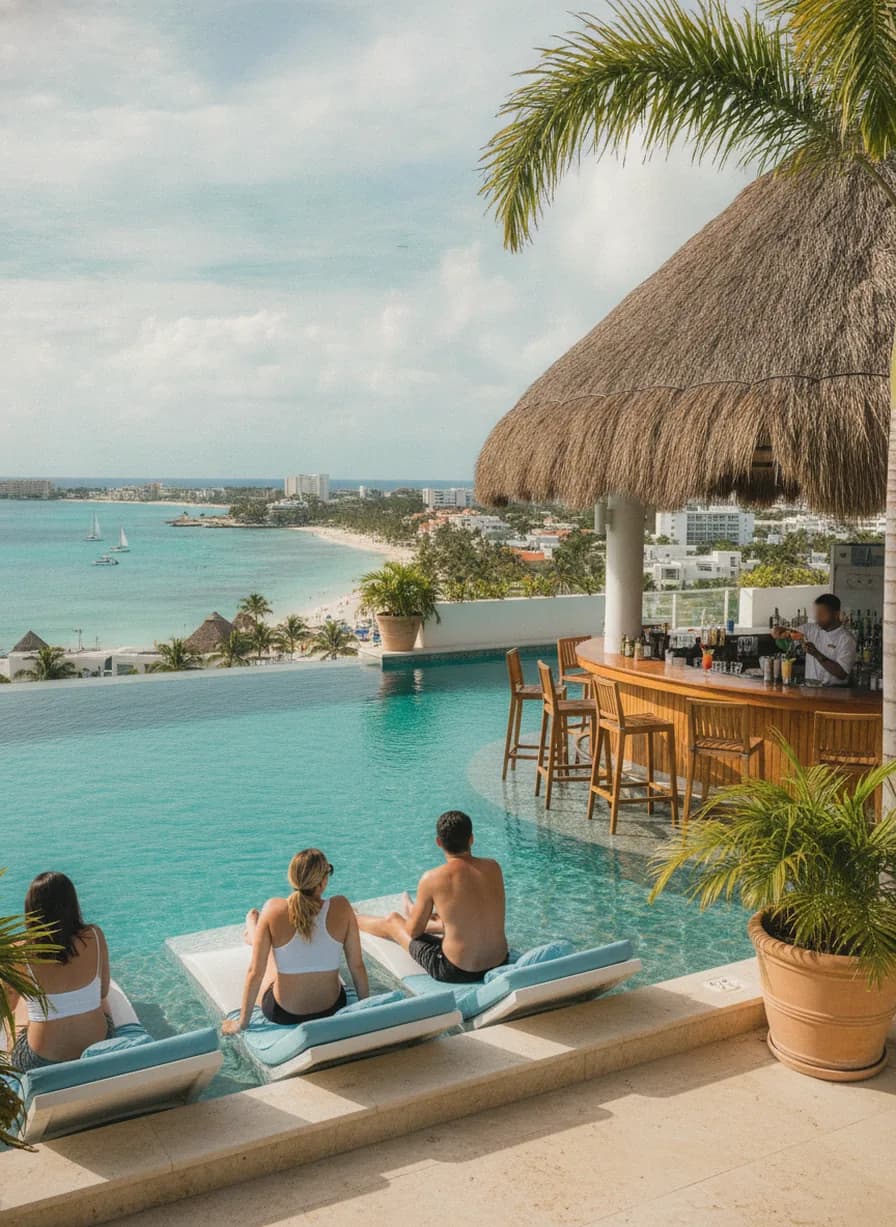 Rooftop pools en dakterras-bars