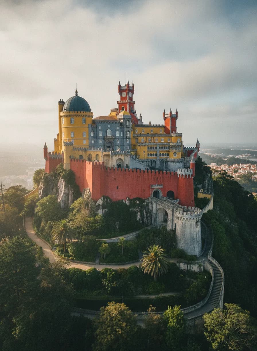 Sintra Pena Palace en tuinen