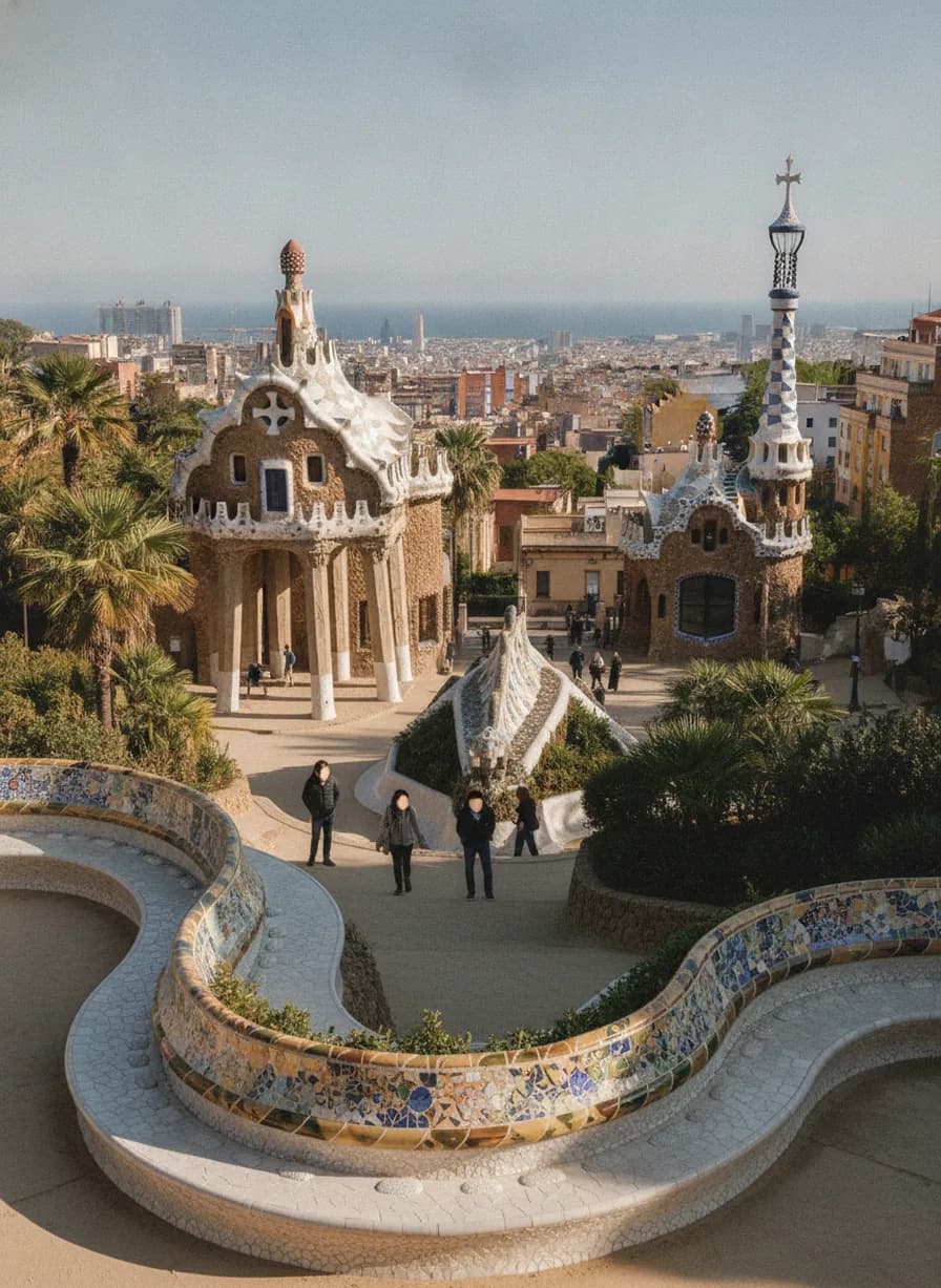 Park Guell wandelen