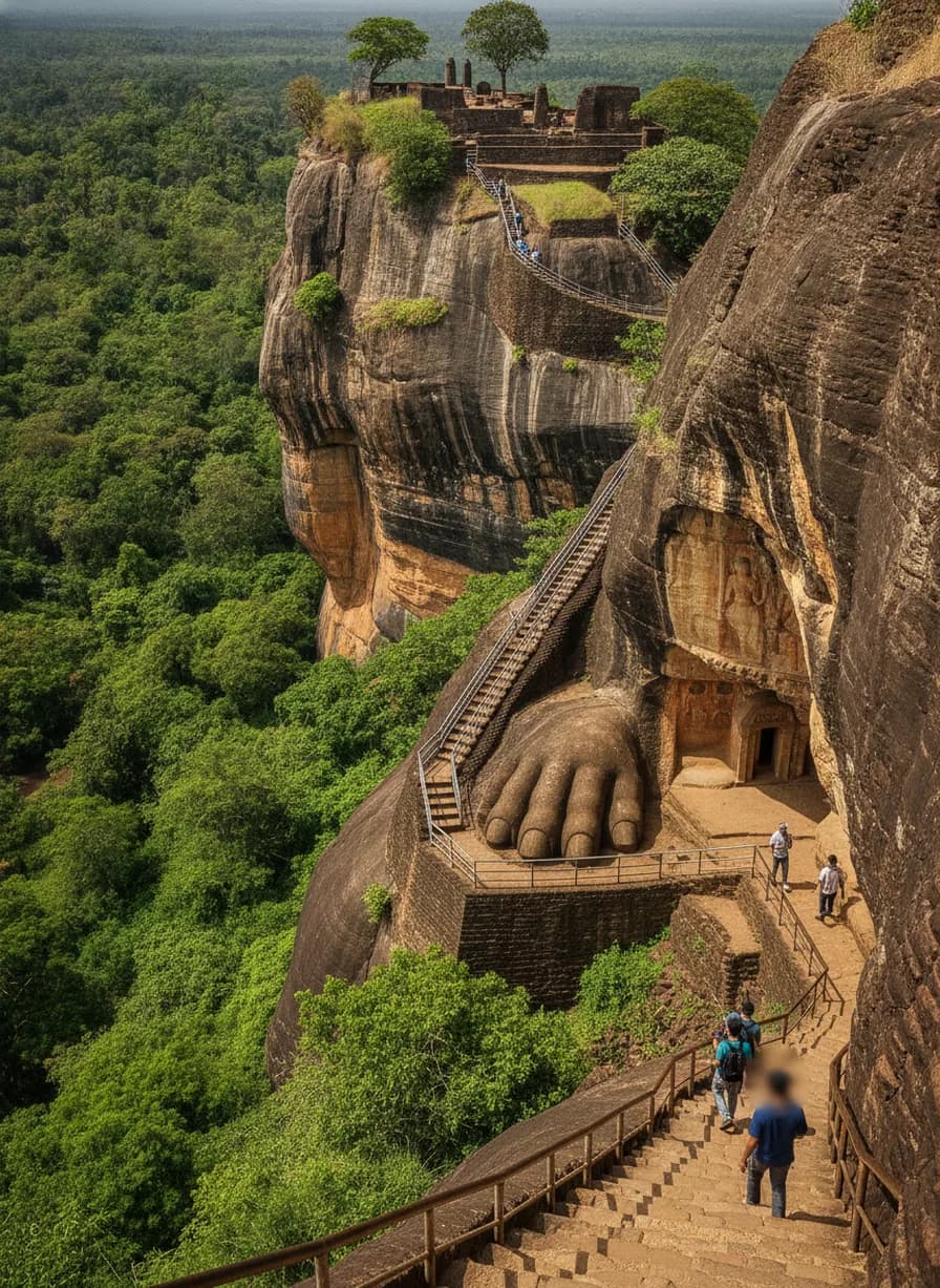 Sigiriya Lion Rock beklimmen