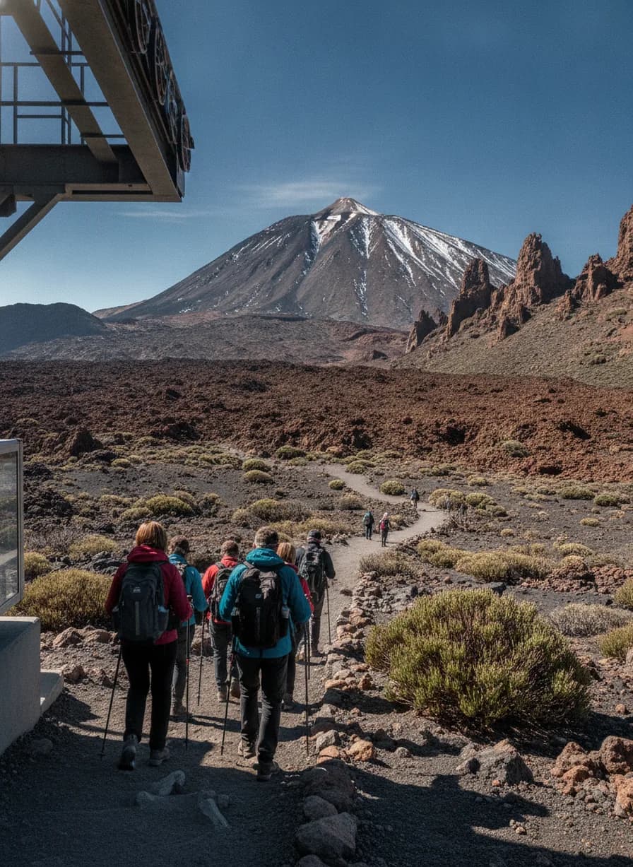 El Teide kabelbaan + wandelen
