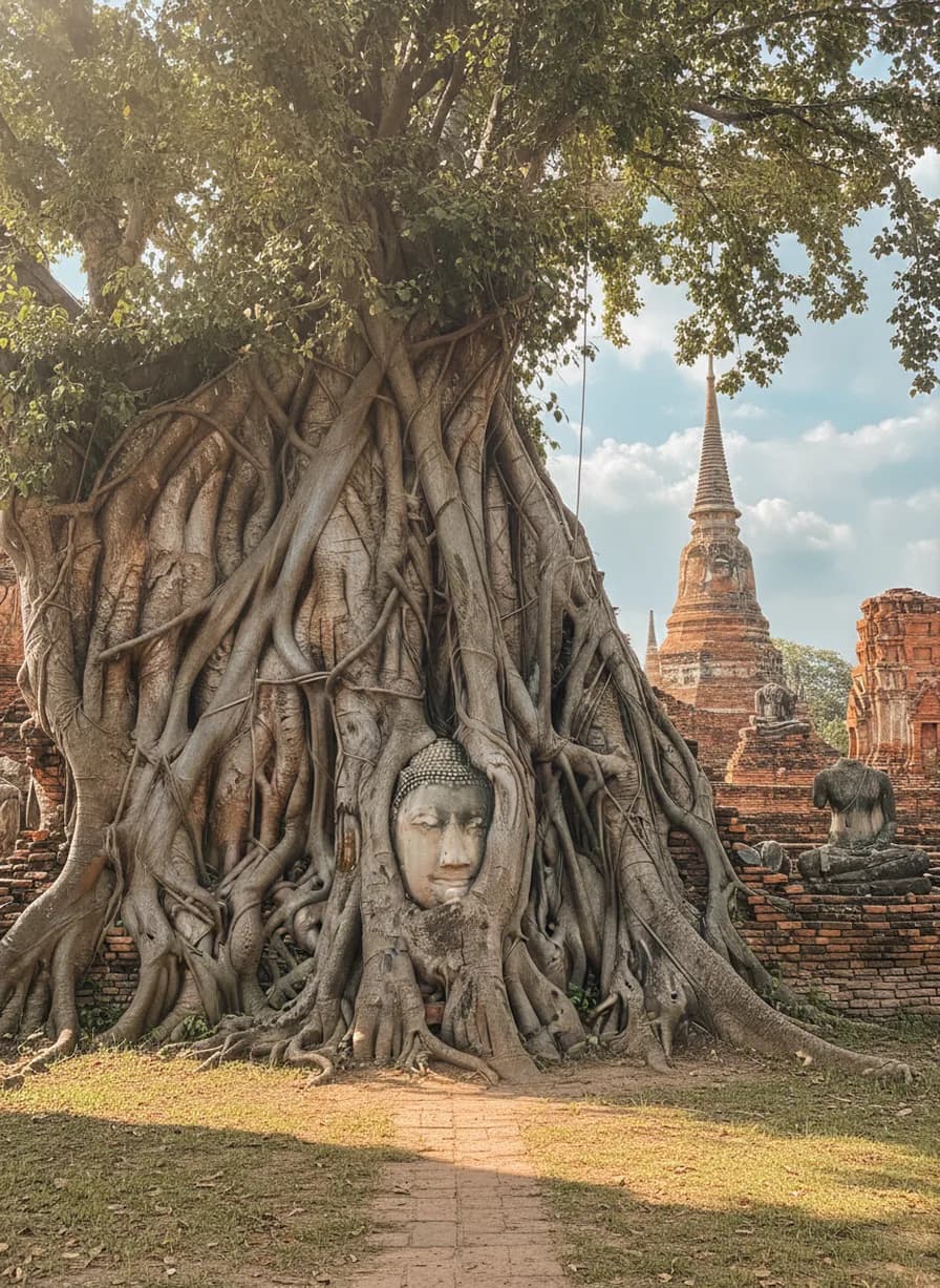 Ayutthaya tempelruines