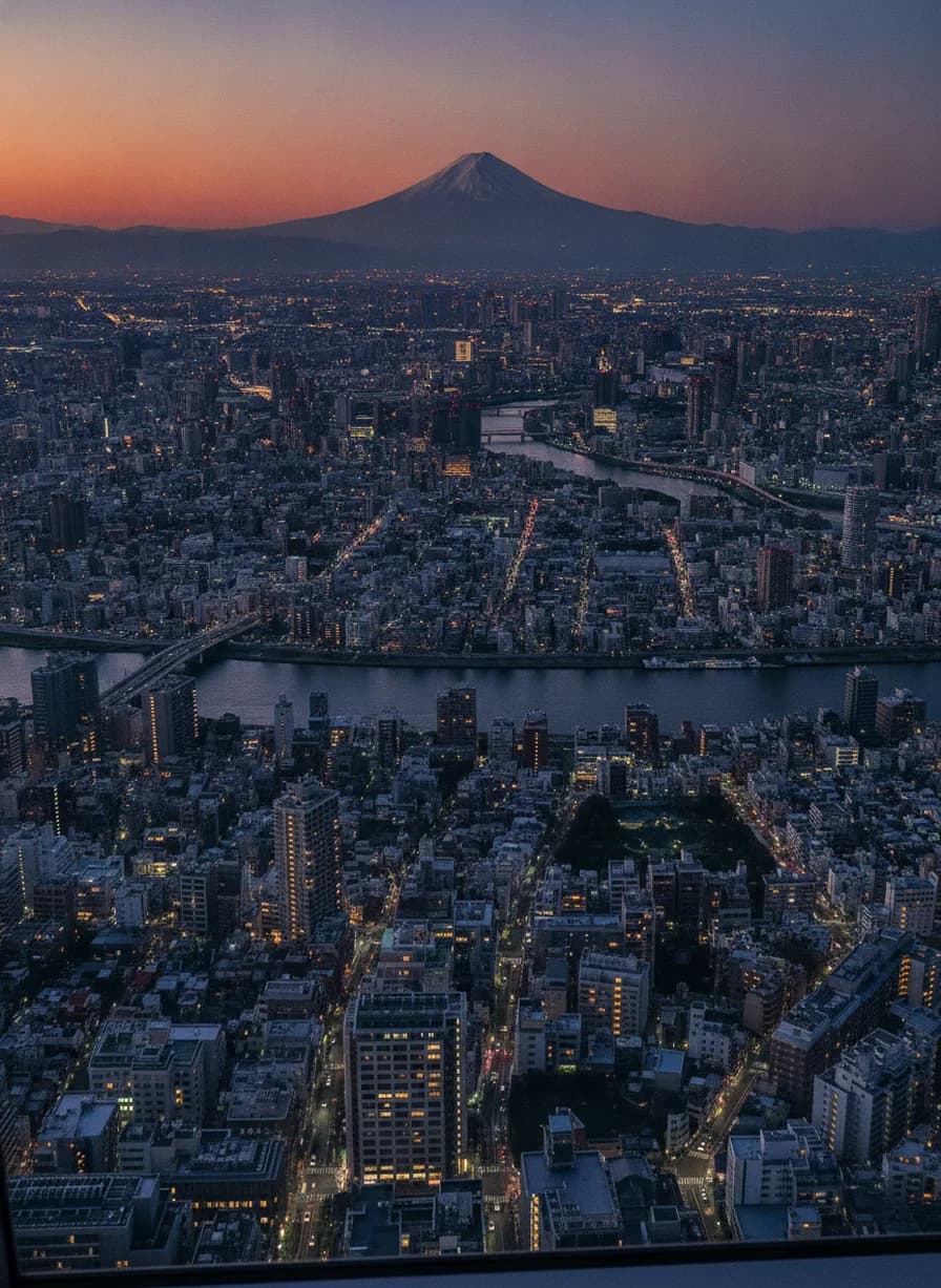 Tokyo Skytree uitzicht